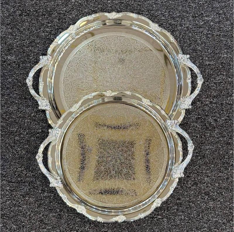 سینی دو تکه استیل وارداتی