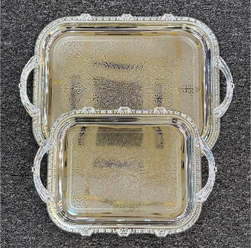 سینی دو تکه استیل وارداتی