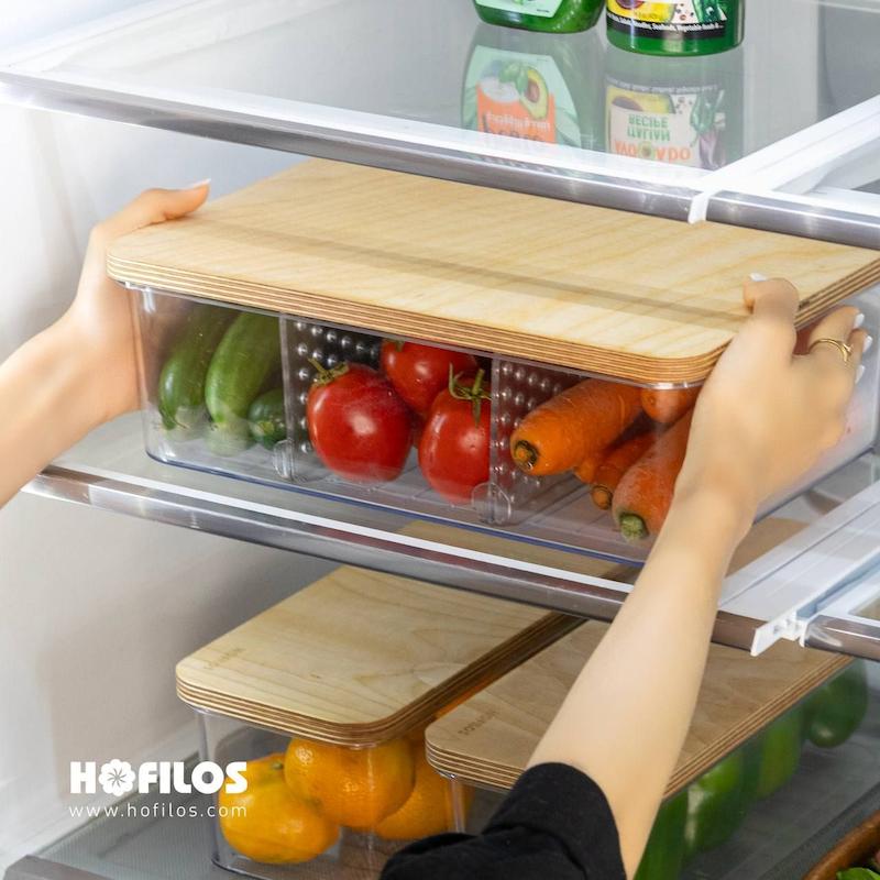 باکس نظم دهنده بزرگ درب چوبی