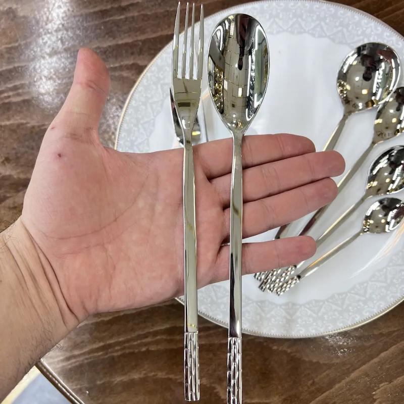 سرویس قاشق چنگال 30 نفره ورسا