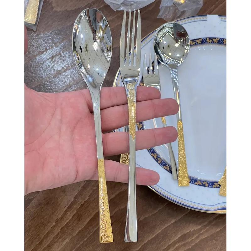سرویس قاشق چنگال 30 نفره ورسا