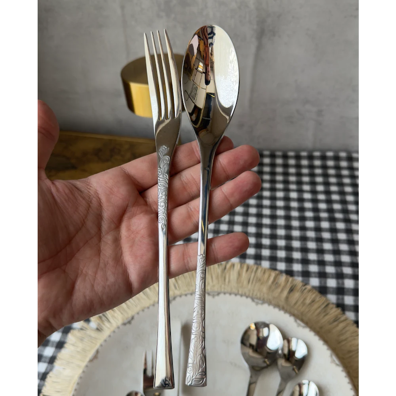 سرویس قاشق چنگال 30 نفره ورسا
