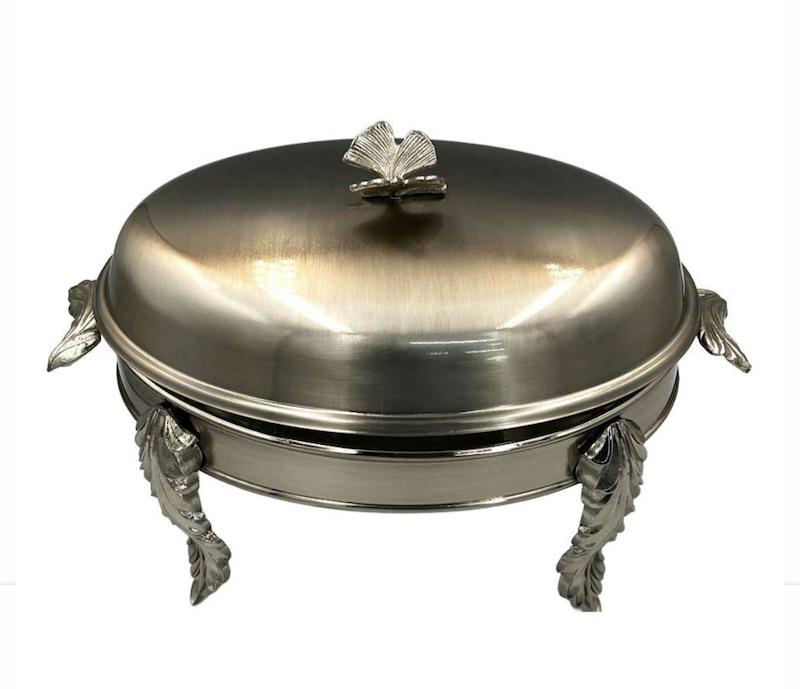 سوفله خوری بیضی پیوتر مدل پروانه پایه برگ رنگ نیکلی