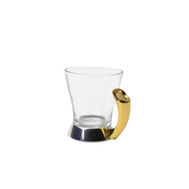 چایخوری مدل پافیلی رزلند ۶ عددی استیل طلایی