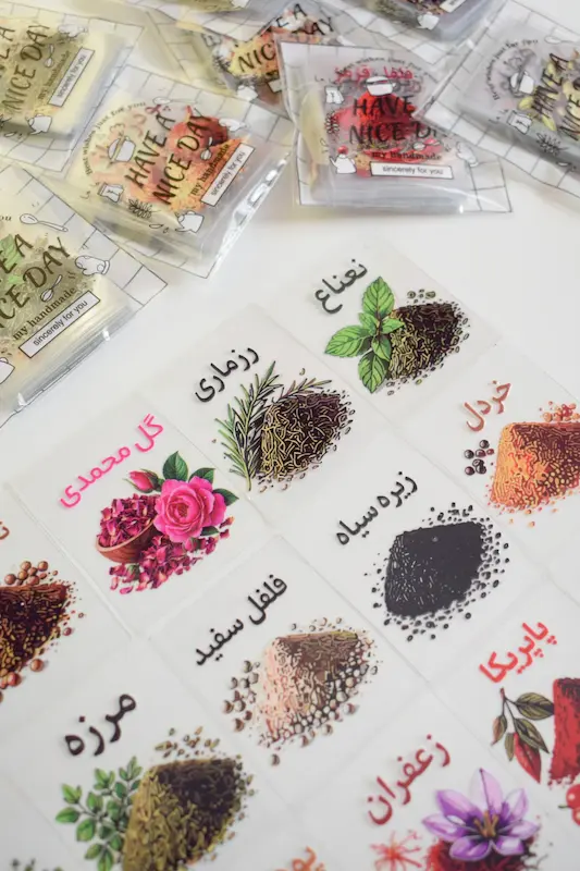 لیبل ادویه جات