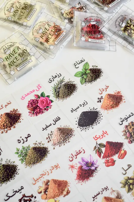 لیبل ادویه جات