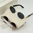 عینک آفتابی زنانه میو میو مدل 8074 فریم بیضی