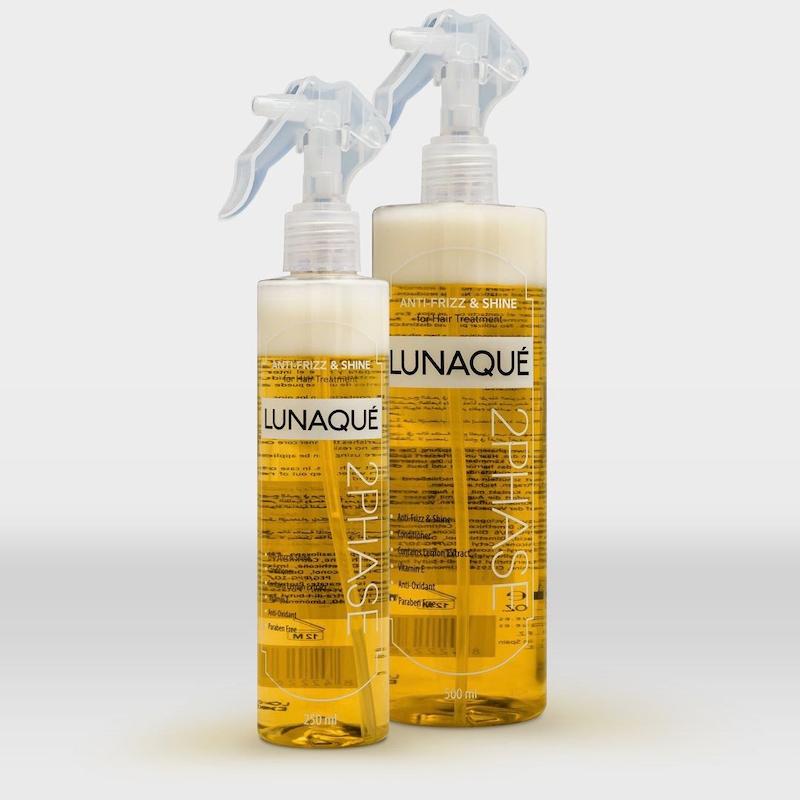 اسپری دوفاز ضد وز و درخشان‌کننده لوناک  LUNAQUÉ 2PHASE Anti-Frizz & Shine Hair Treatment
