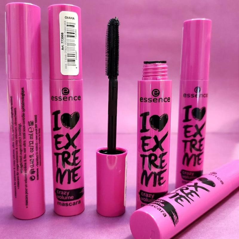 ریمل حجم‌دهنده اسنس مدل I Love Extreme Crazy Volume Mascara 