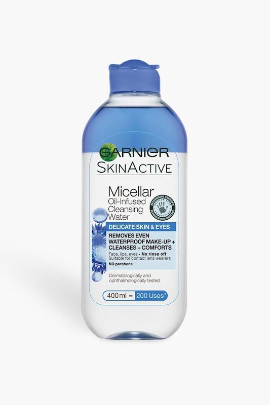 میسلار واتر روغنی گارنیر Garnier SkinActive Micellar Oil-Infused Cleansing Water مناسب پوست حساس و ظریف حجم 400 میل