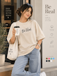 تیشرت  زنانه باکسی Be Real کد ۳۳۱۰۶