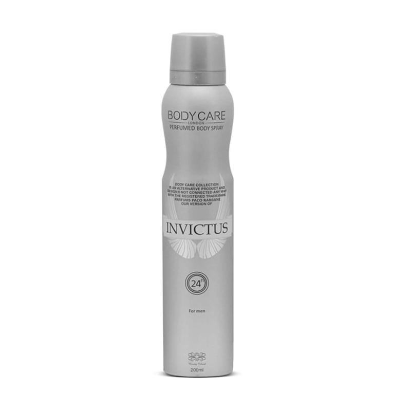اسپری خوشبو کننده بدن مردانه بادی کر (Body care) مدل Invictus 