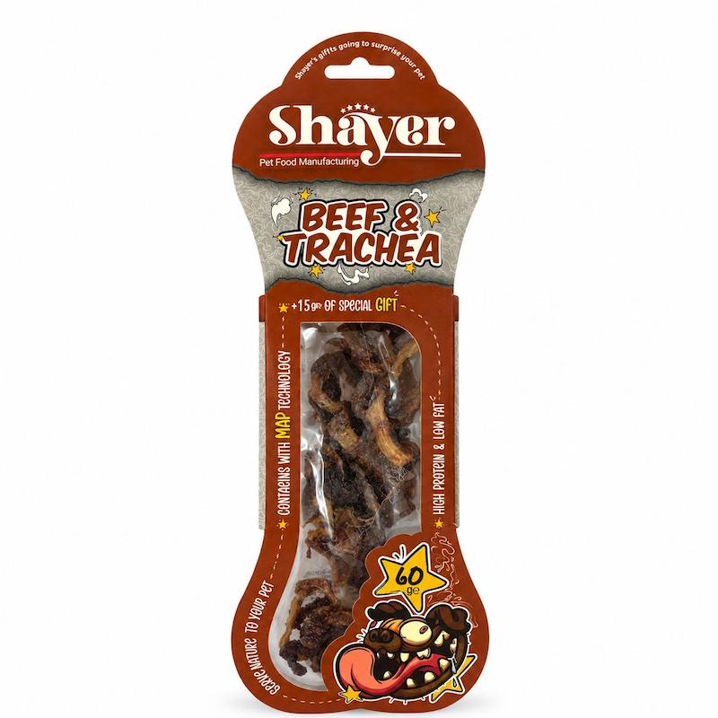 تشویقی سگ خرخره با دورپیچ گوشت ۶۰ گرمی شایر 