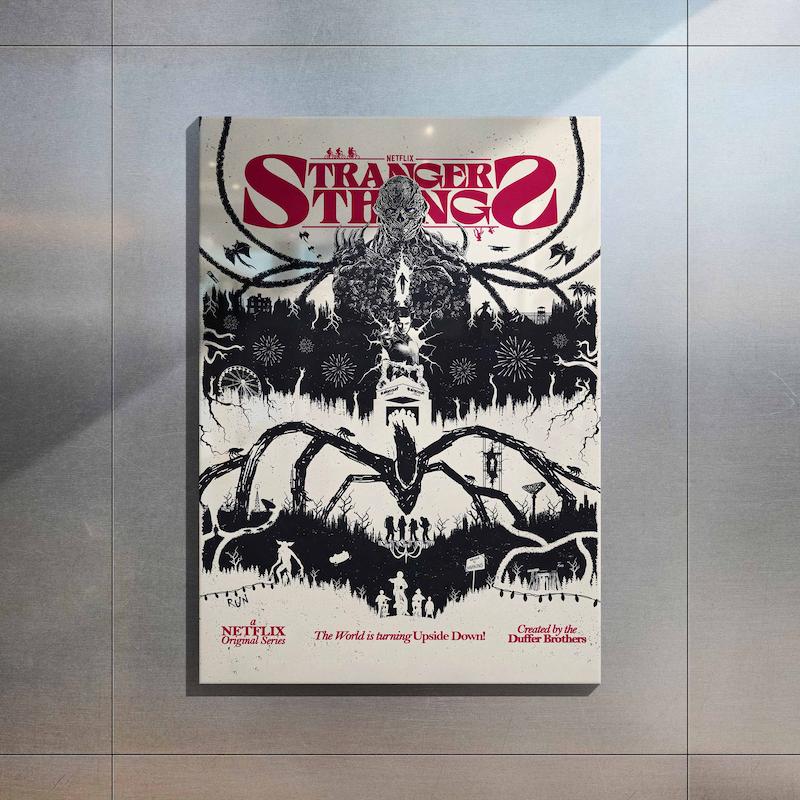 متال پوستر کد 002 - استرنجر تینگز (Stranger Things)