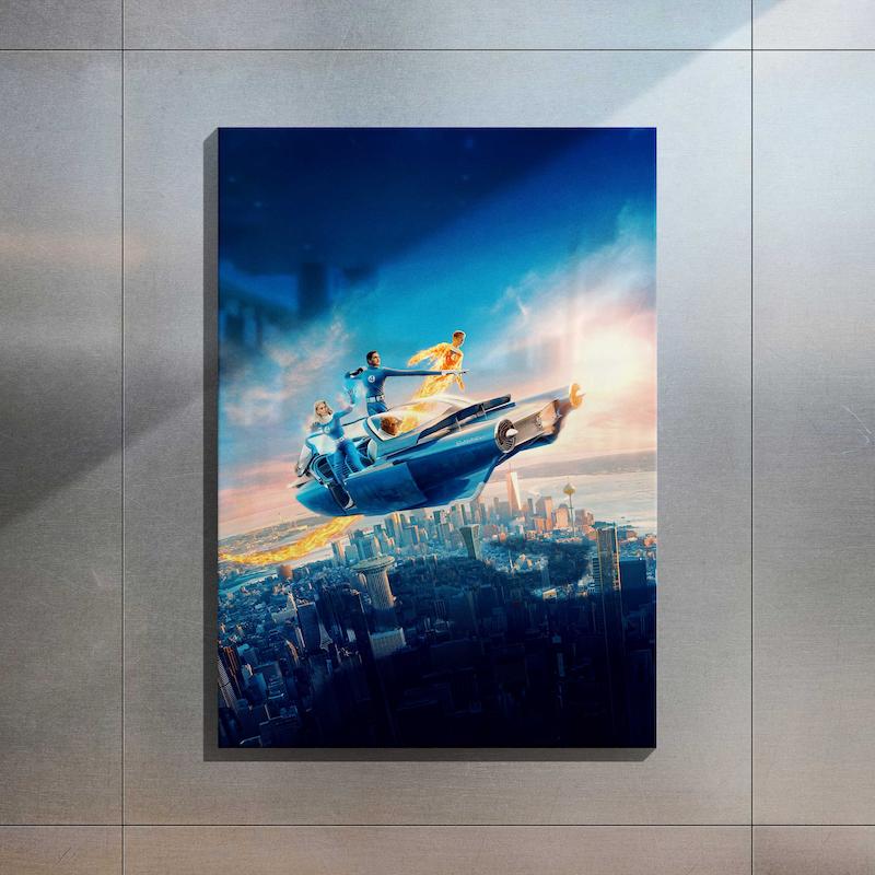 متال پوستر کد 003 - چهار شگفت انگیز (Fantastic Four)
