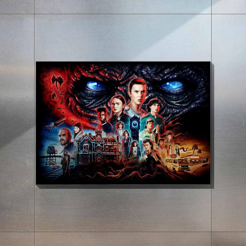 متال پوستر کد 009 - استرنجر تینگز (Stranger Things)