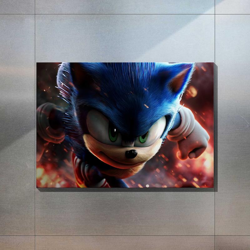 متال پوستر کد 011 - سونیک