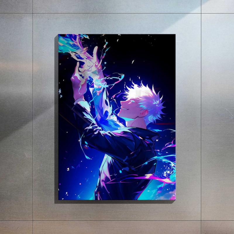 متال پوستر کد 044 - ساتورو گوجو (Jujutsu Kaisen)