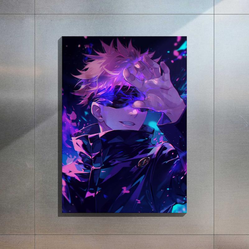 متال پوستر کد 046 - ساتورو گوجو (Jujutsu Kaisen)