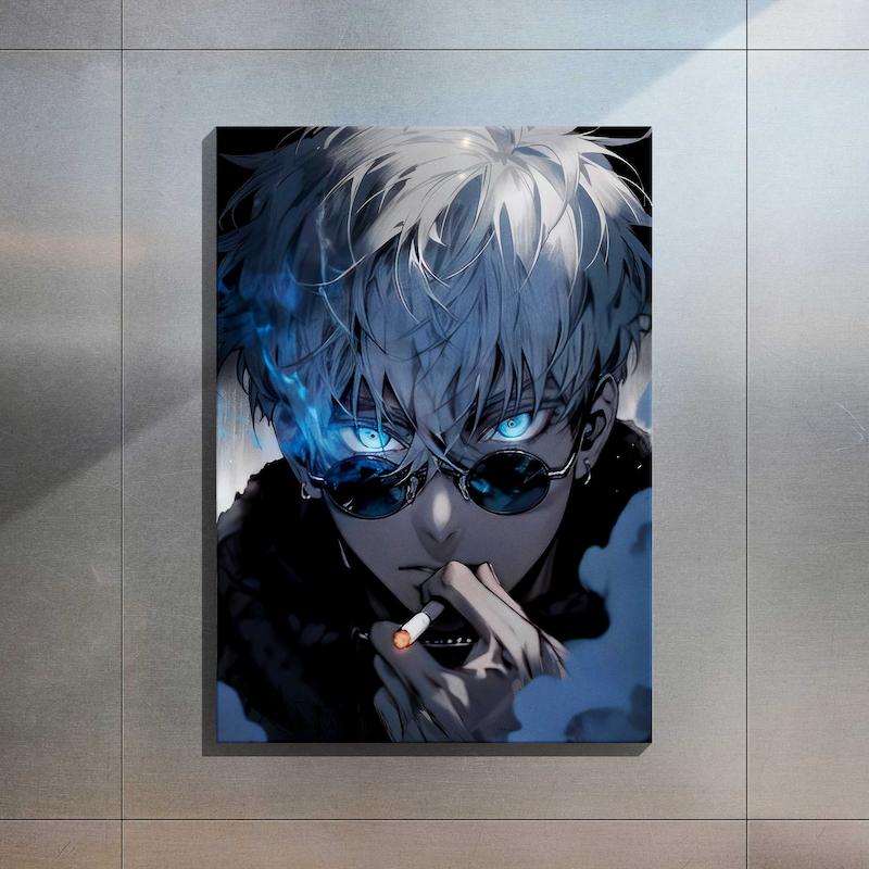 متال پوستر کد 047 - ساتورو گوجو (Jujutsu Kaisen)