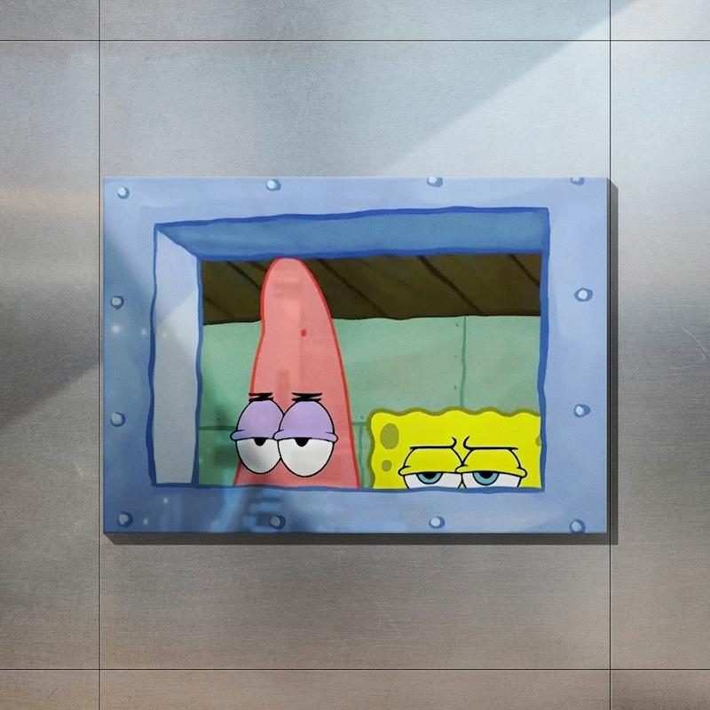 متال پوستر کد 052 - باب اسفنجی و پاتریک