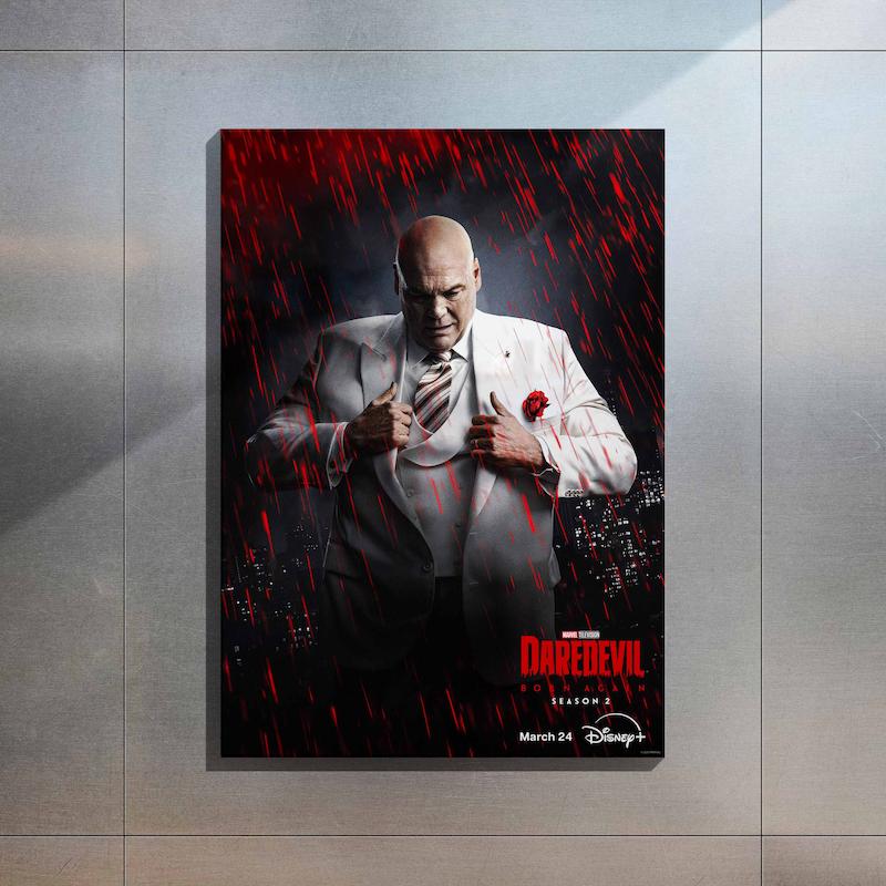 متال پوستر کد 055 - ویلسون فیسک (Daredevil: Born Again Season 2)