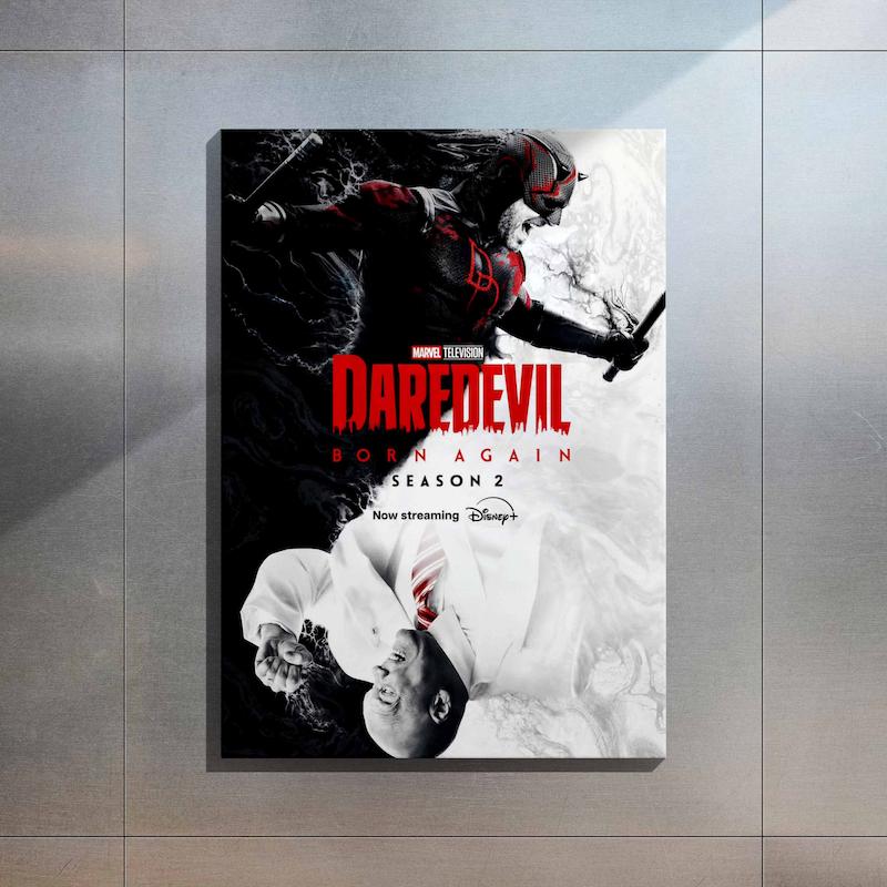 متال پوستر کد 059 - دردویل (Daredevil: Born Again Season 2)
