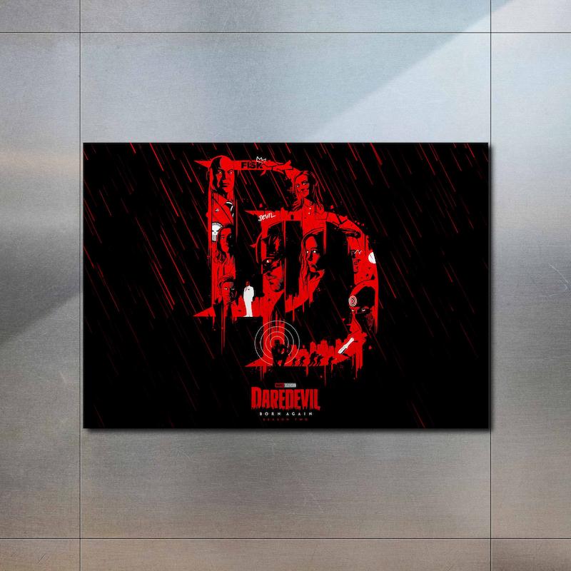 متال پوستر کد 094 - دردویل (Daredevil: Born Again Season 2)