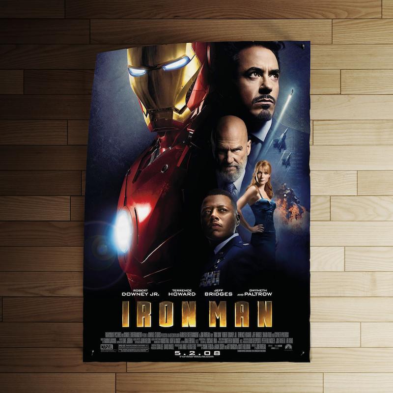 پوستر کد 001 - Iron Man (May 2008)