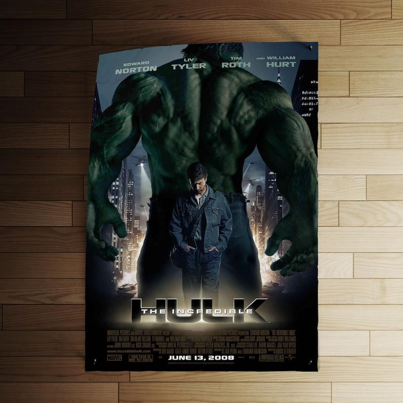 پوستر کد 002 - The Incredible Hulk (June 2008)