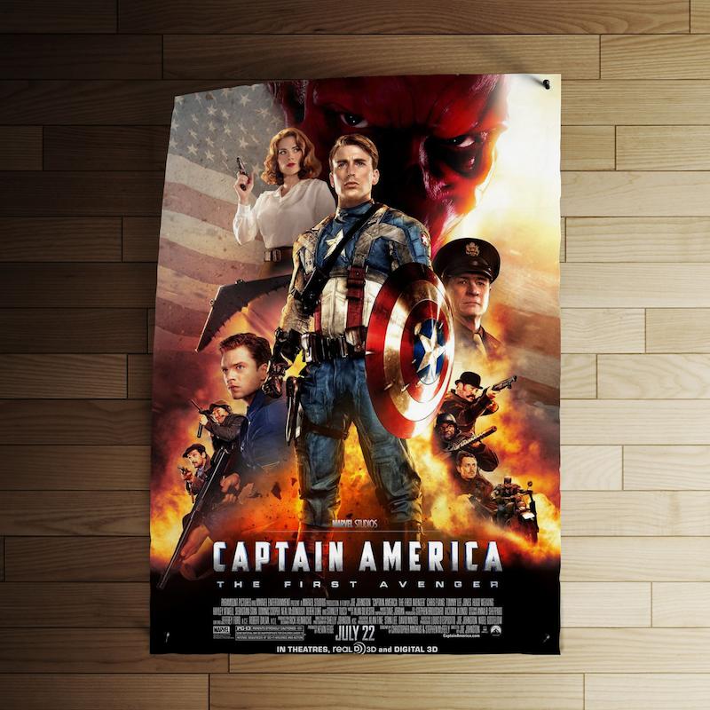 پوستر کد 005 - Captain America: The First Avenger (July 2011)