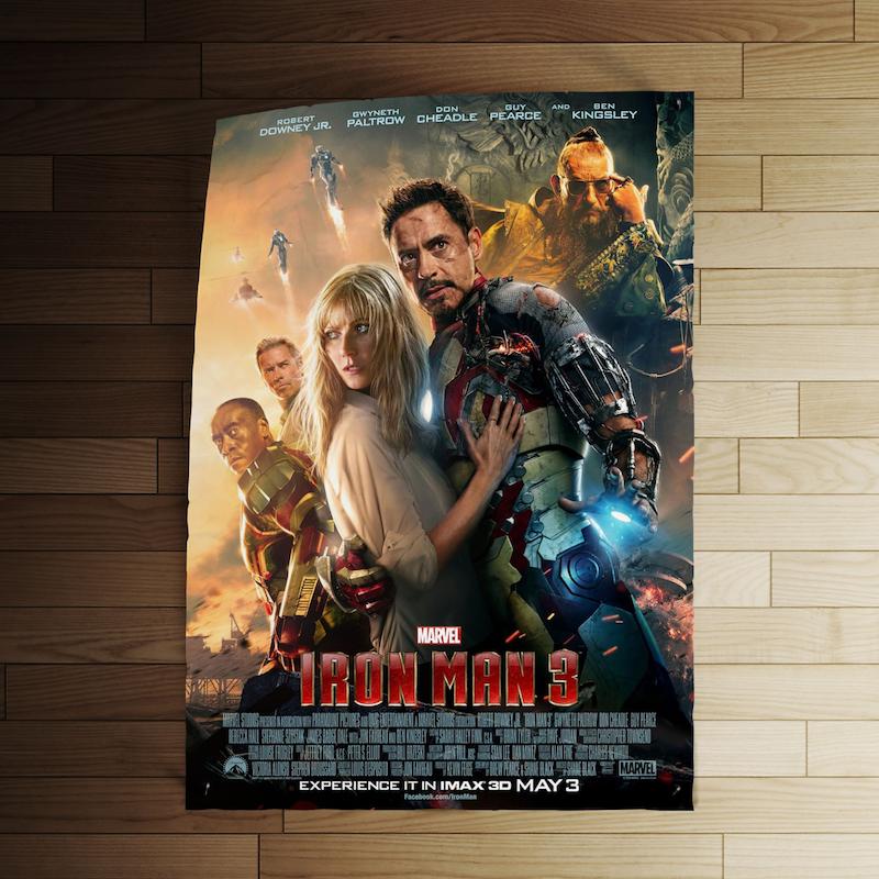 پوستر کد 010 - Iron Man 3 (April 2013)