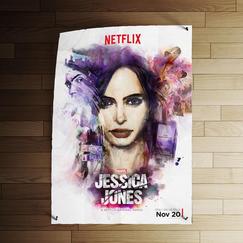 پوستر کد 019 - Jessica Jones Season 1 (November 2015)