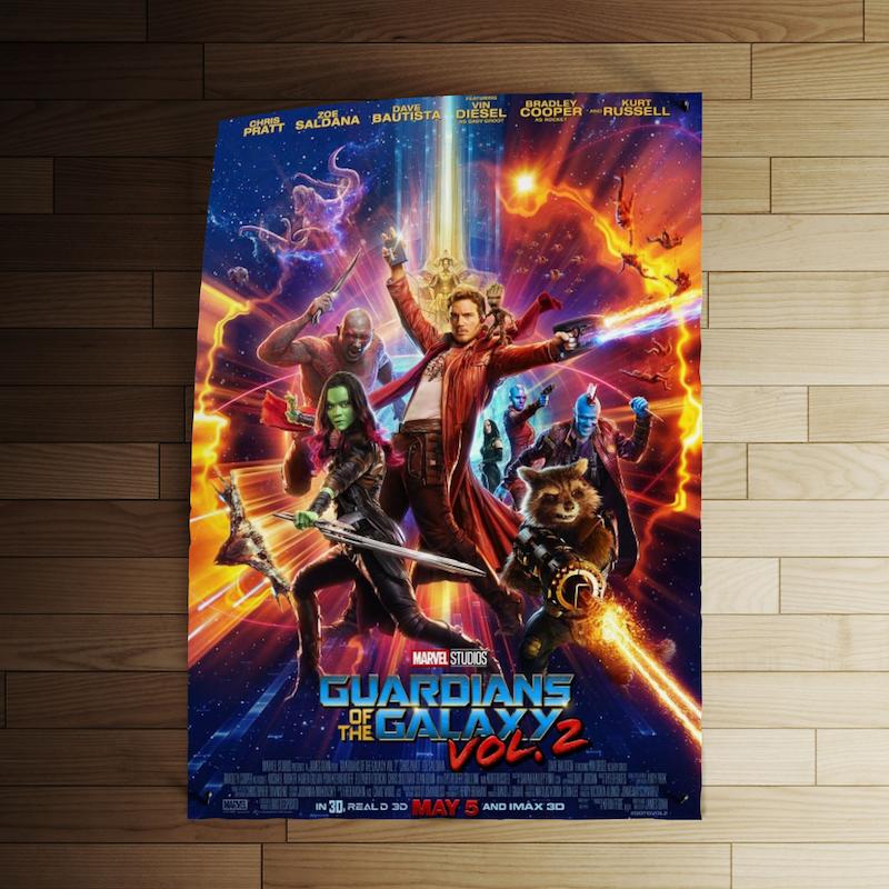 پوستر کد 025 - Guardians of the Galaxy Vol 2 (April 2017)