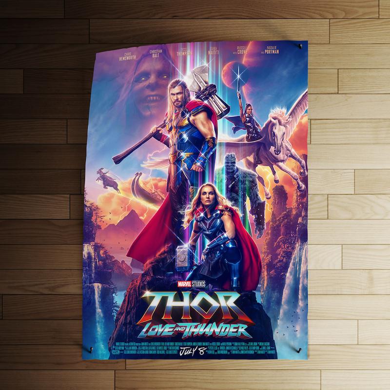 پوستر کد 054 - Thor: Love and Thunder (July 2022)