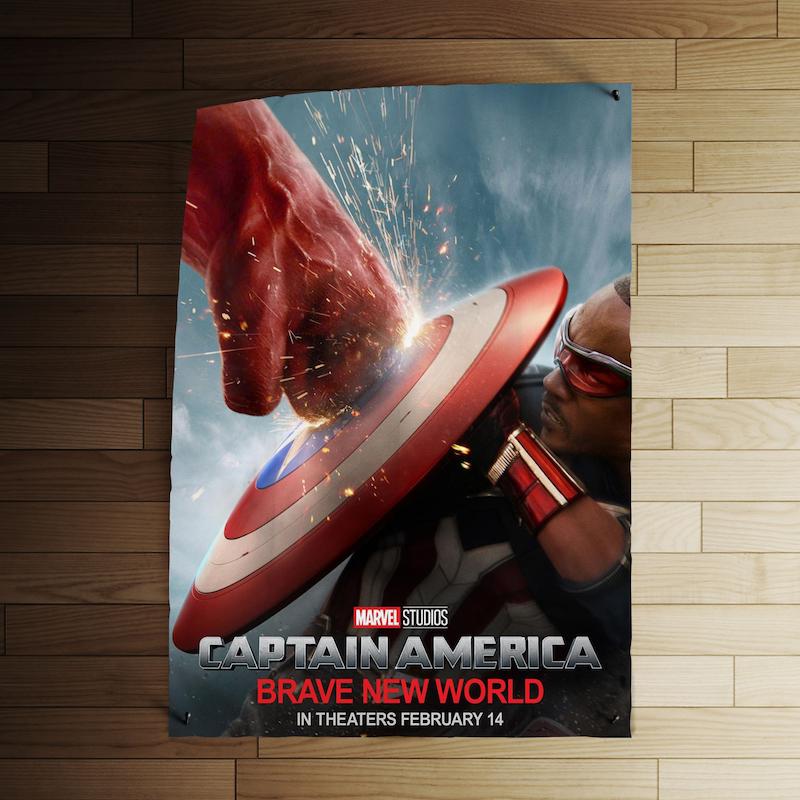 پوستر کد 071 - Captain America: Brave New World (February 2025)
