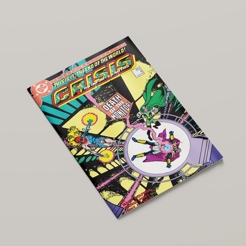 کامیک Crisis on Infinite Earths #4