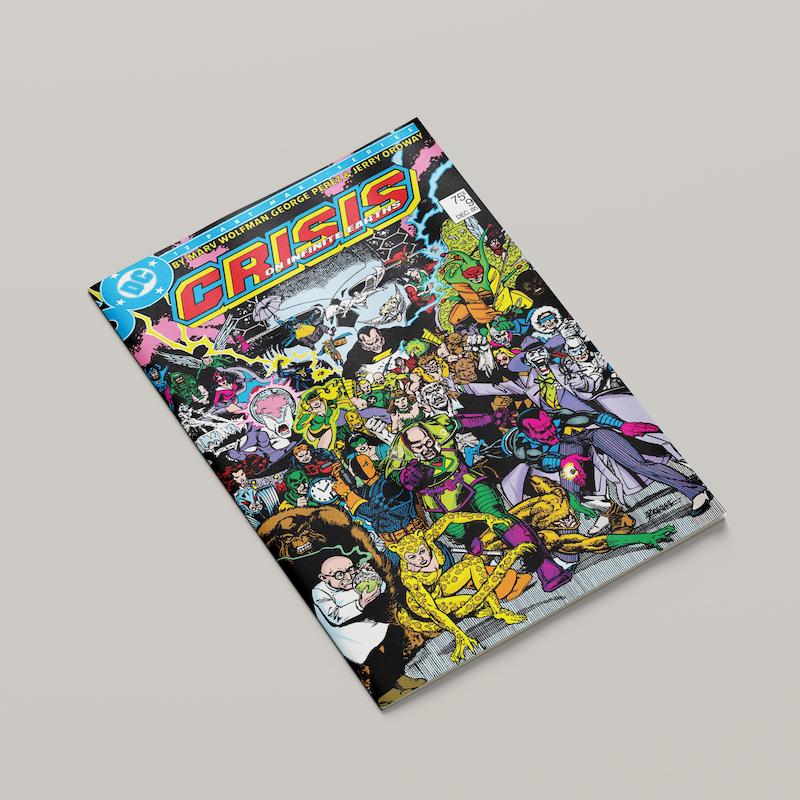 کامیک Crisis on Infinite Earths #9