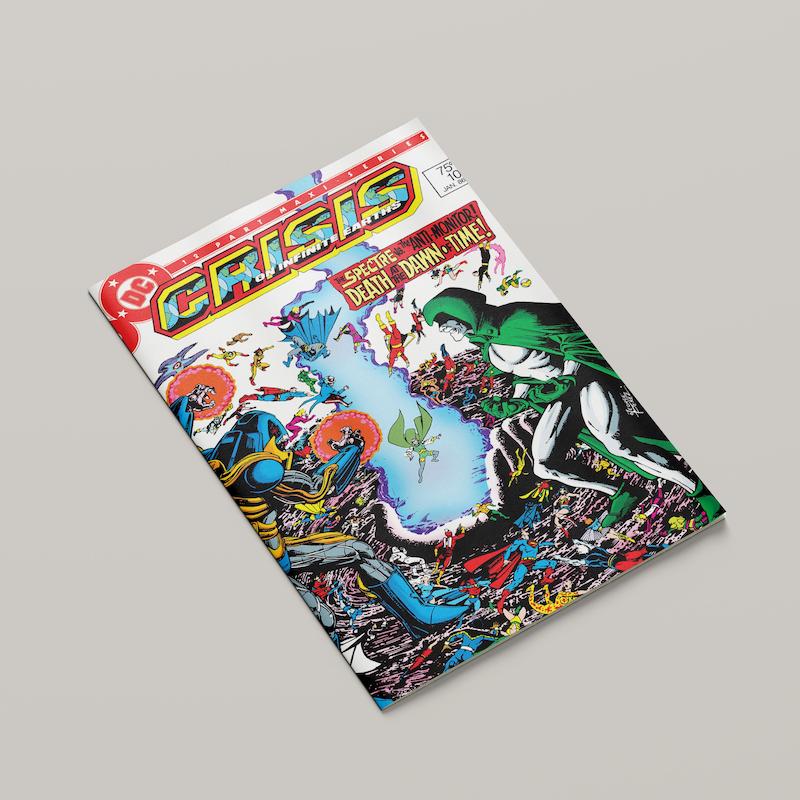 کامیک Crisis on Infinite Earths #10