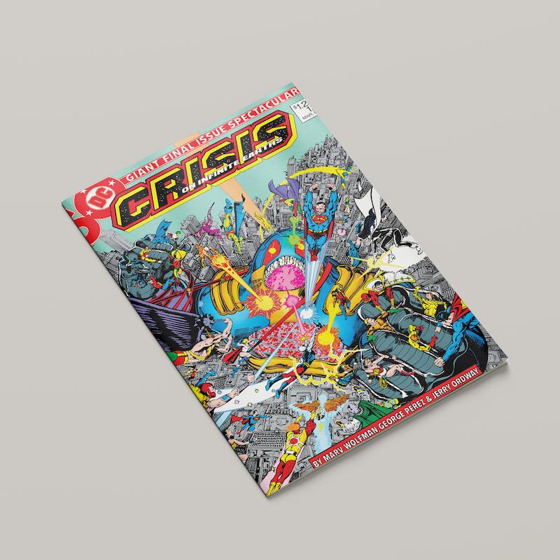 کامیک Crisis on Infinite Earths #12