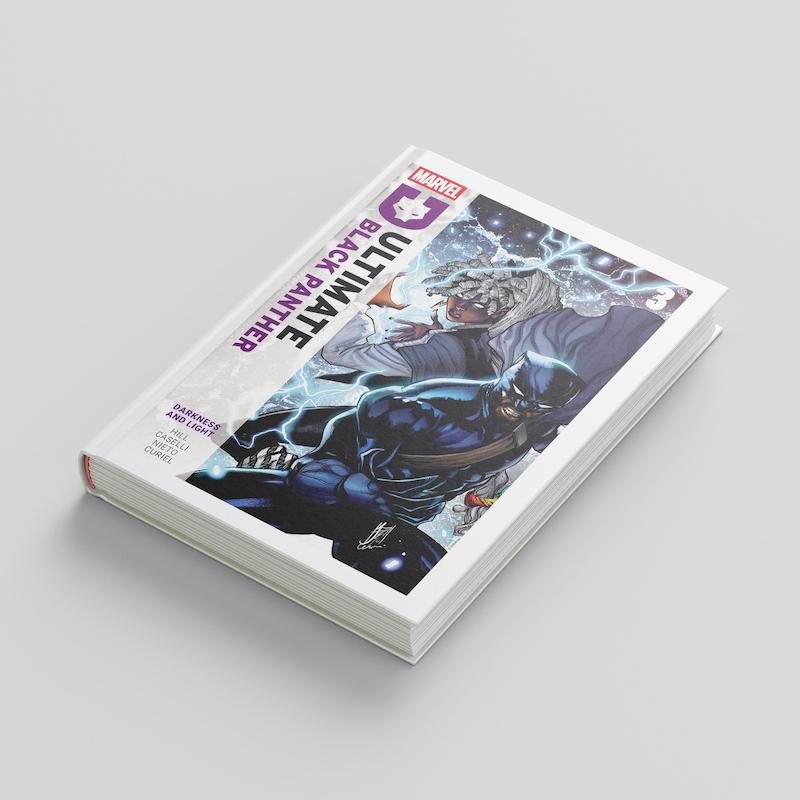 12- کامیک ULTIMATE BLACK PANTHER BY BRYAN HILL VOL. 3: DARKNESS AND LIGHT (2025) 