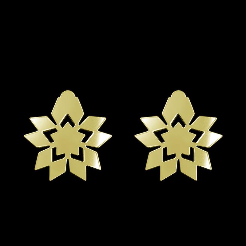 گوشواره طلا مدل گل کد GA10049