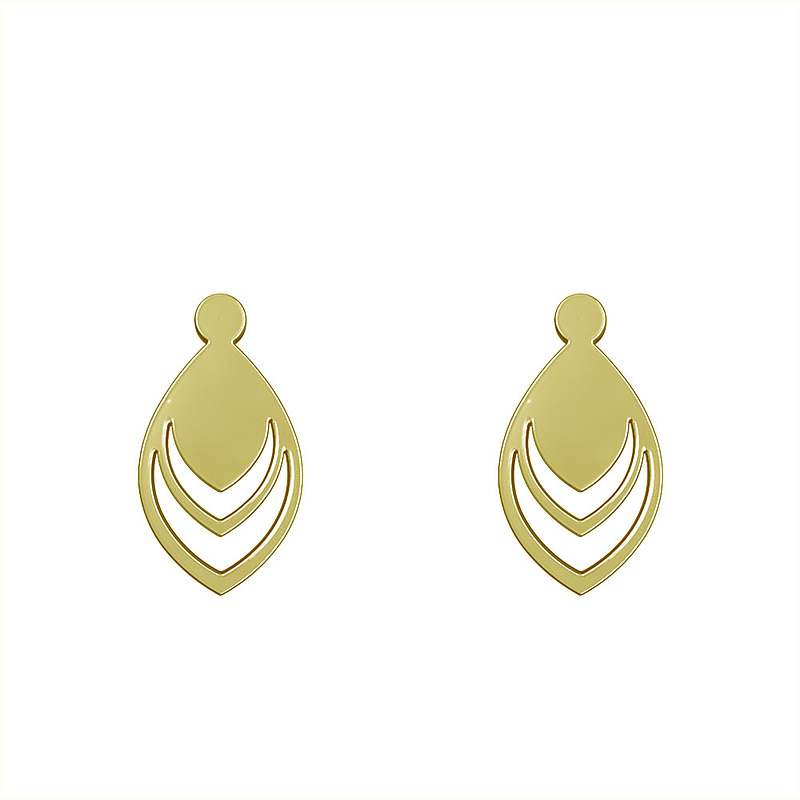 گوشواره طلا مدل اشک کد GA10087