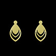 گوشواره طلا مدل اشک کد GA10087