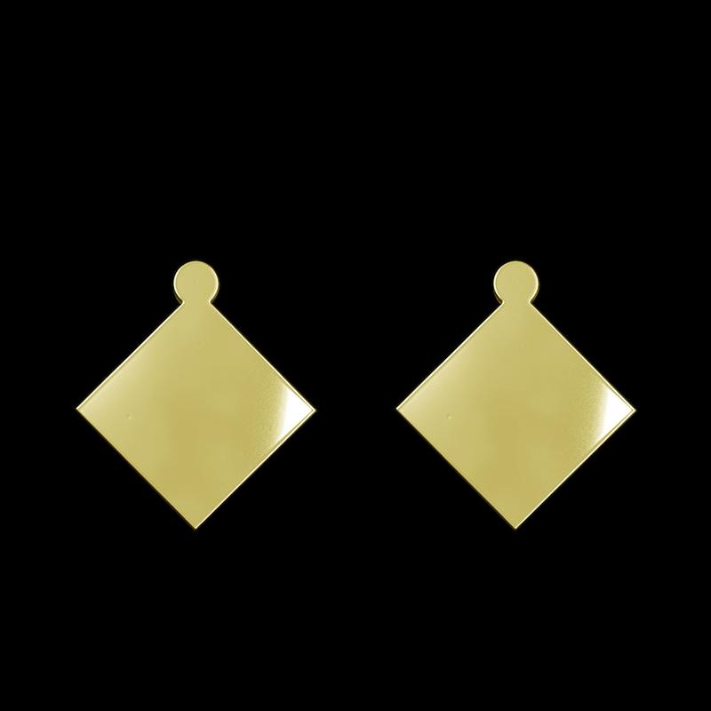 گوشواره طلا مدل اسلیمی کد GA10336