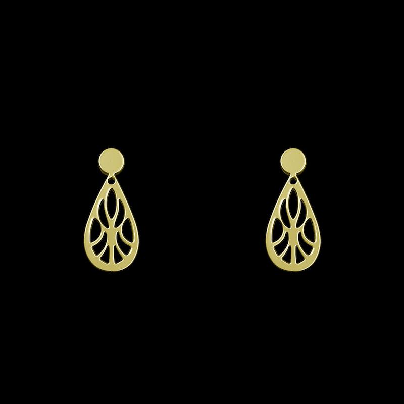 گوشواره طلا مدل اشک کد GA10497