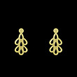 گوشواره طلا مدل هندسی کد GA10821