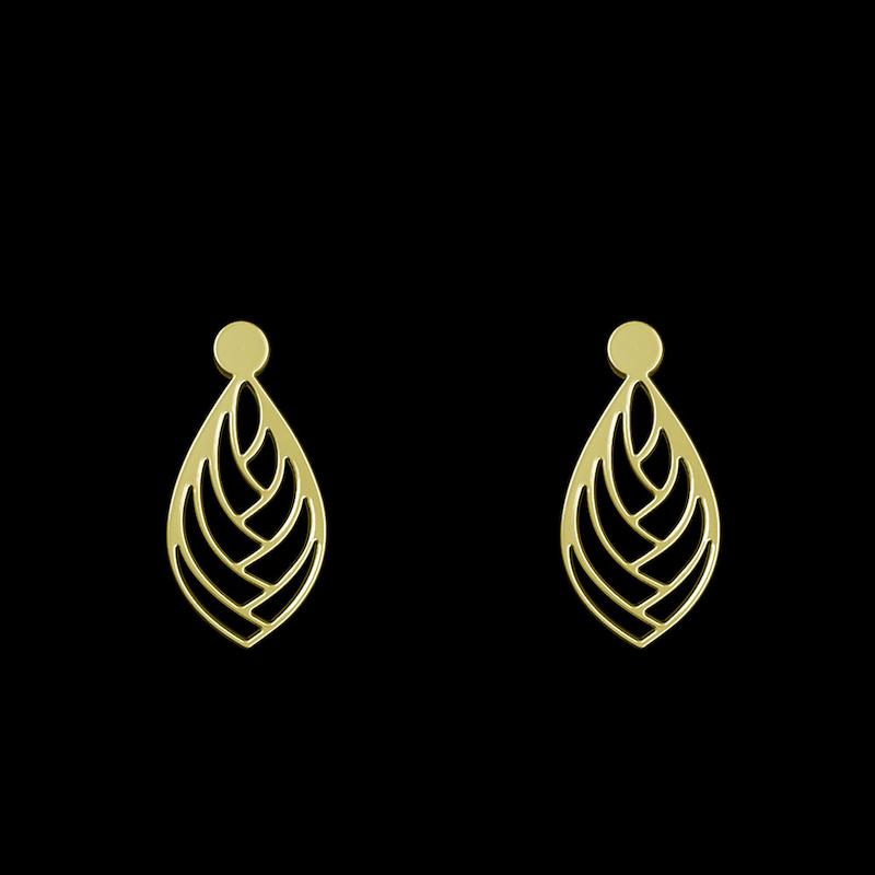 گوشواره طلا مدل اشک کد GA10907