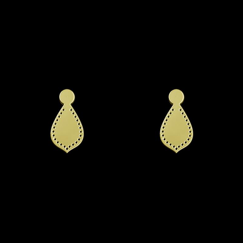 گوشواره طلا مدل اشک کد GA10927