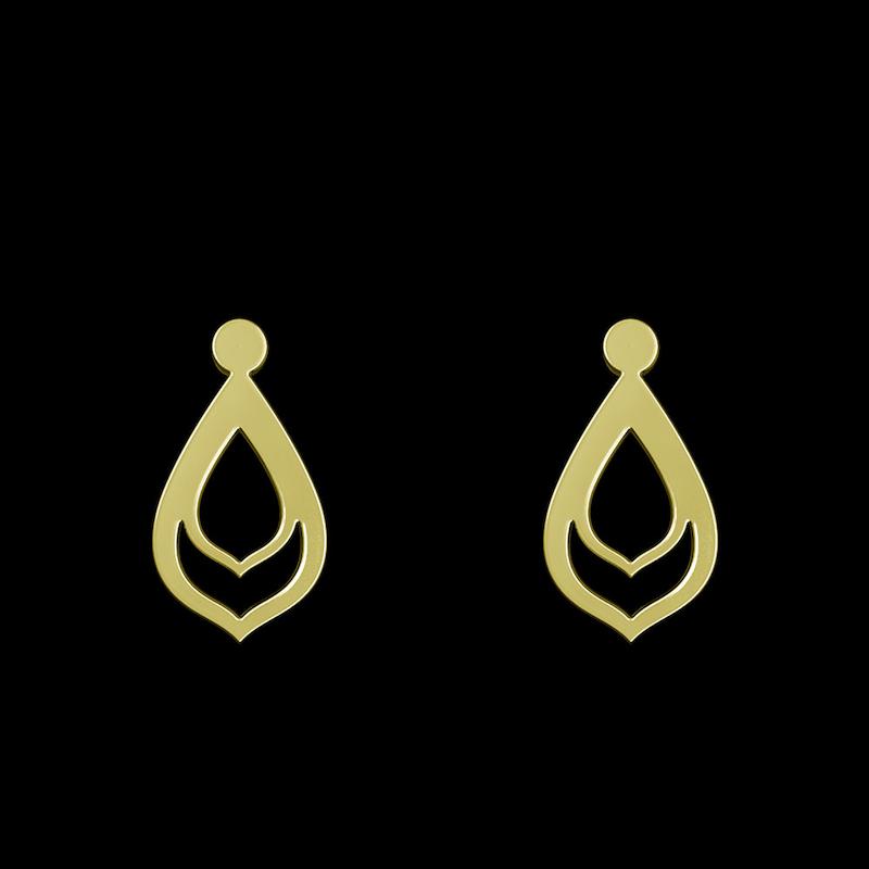 گوشواره طلا مدل اشک کد GA10970